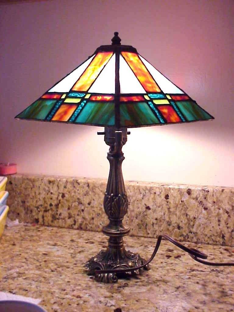 Stained Glass Lamps Light Crystal Lamp Lighting Sale Ball Table With Regard To Stained Glass Pendant Lights Patterns (Photo 13 of 15)