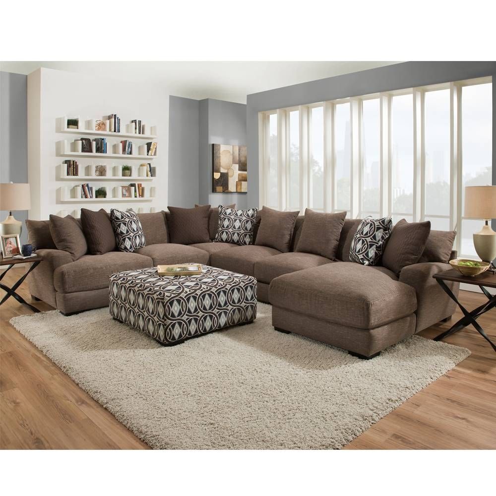 Stationary Sofas & Sectionals – Franklin Furniture In Franklin Sectional Sofas (Photo 4 of 15)