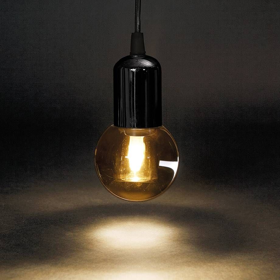 String Lights: Why Is It So Chic Now To Hang Bare Bulbs? Pertaining To Exposed Bulb Pendants (Photo 10 of 15)