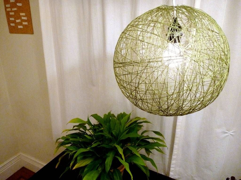 String Pendant Lamp: 9 Steps (with Pictures) In Diy Yarn Pendant Lights (View 7 of 15)