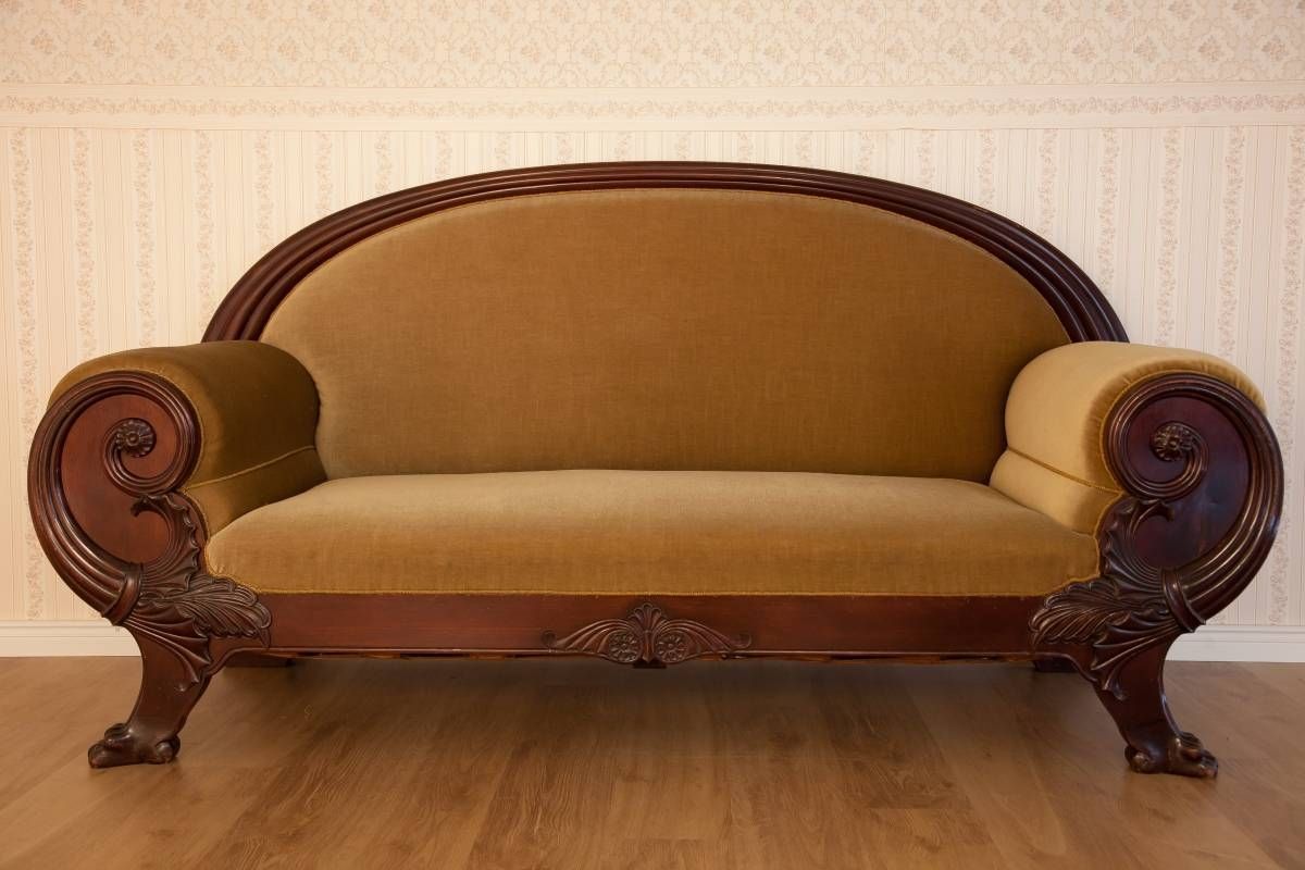 Stylish Biedermeier Sofa From Around 1840 | Antiques Showroom With Regard To Biedermeier Sofas (View 15 of 15)