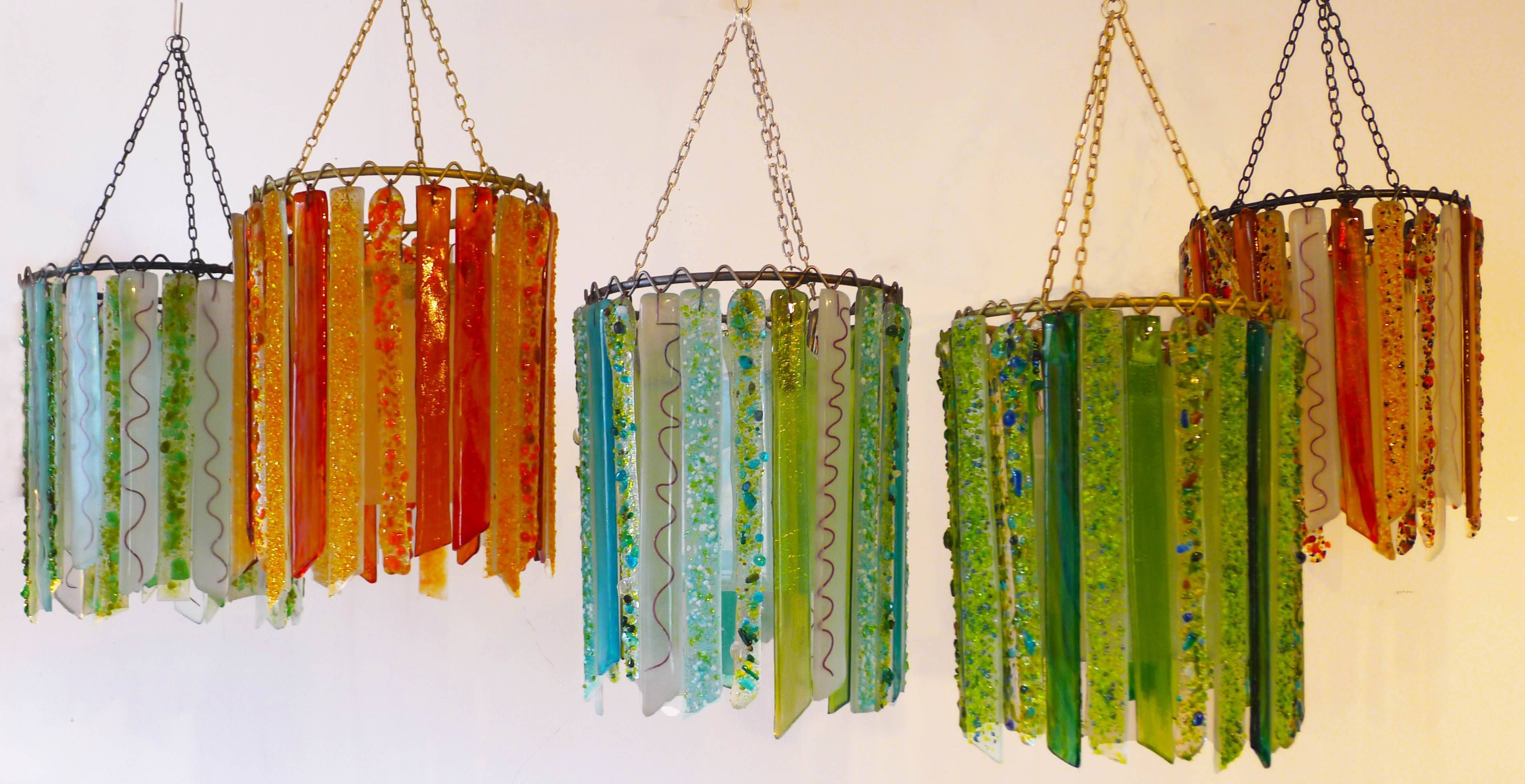 Summer Lovin' – Lovers Lights – Recycled Glass Chandeliers And Lamps Within Recycled Glass Pendant Lights (View 11 of 15)