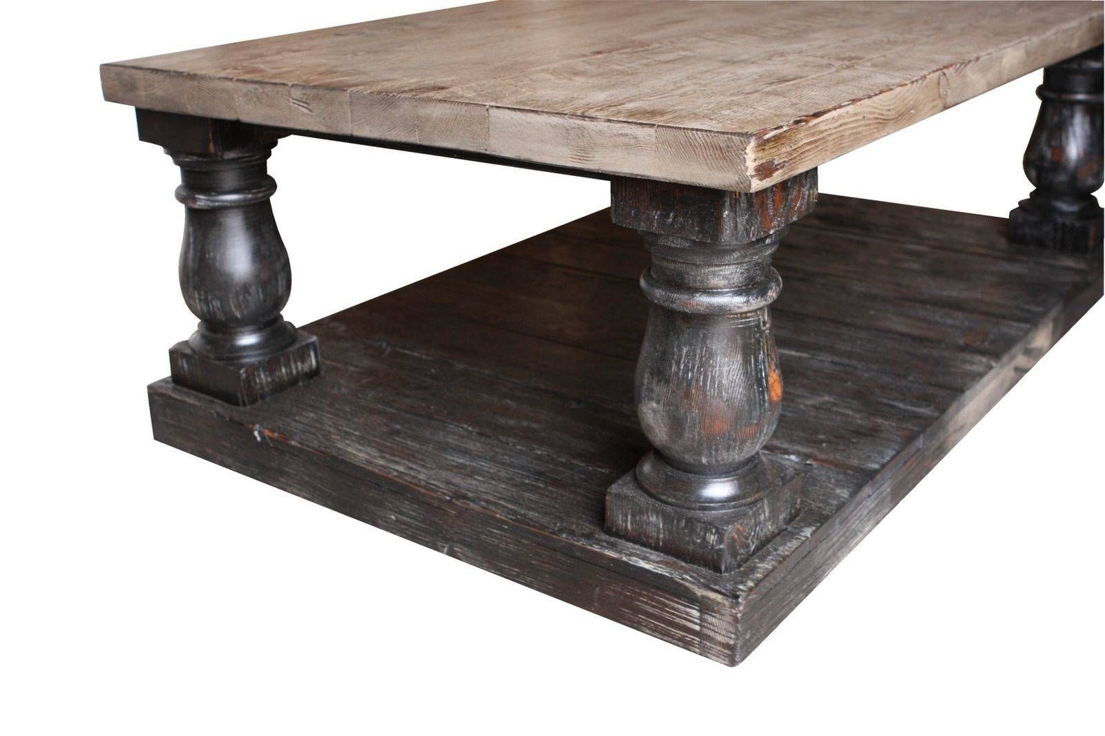 Table : Rustic Square Coffee Table Asian Large Rustic Square Inside Large Rustic Coffee Tables (Photo 7 of 15)