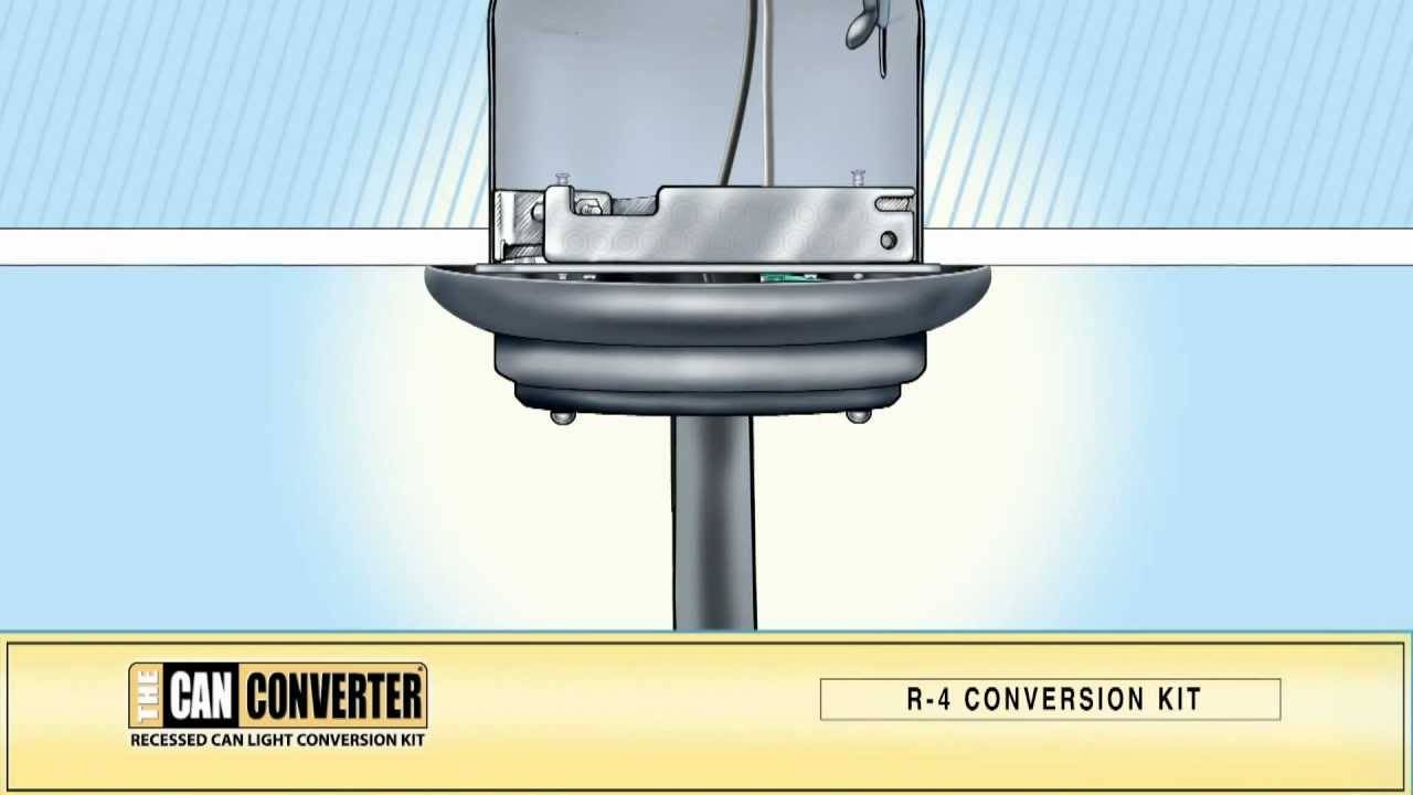 The Can Converter Model R4. How To Install, Pendant Lighting Within Installing Pendant Lights (Photo 1 of 15)