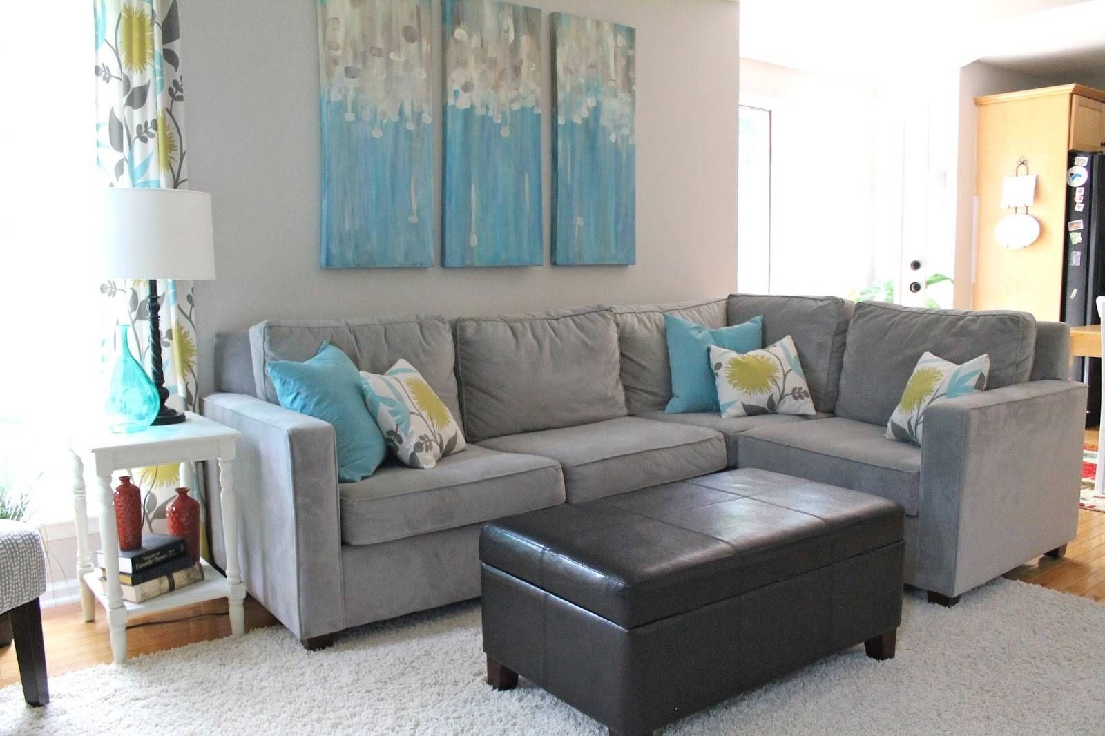 The New Family Room Reveal With West Elm Henry Sectional Sofas (View 11 of 15)