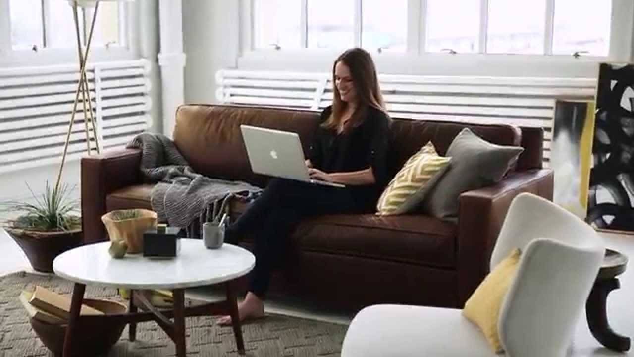 The Sofa That's Always In Style | West Elm – Youtube Intended For West Elm Henry Sectional Sofas (View 7 of 15)