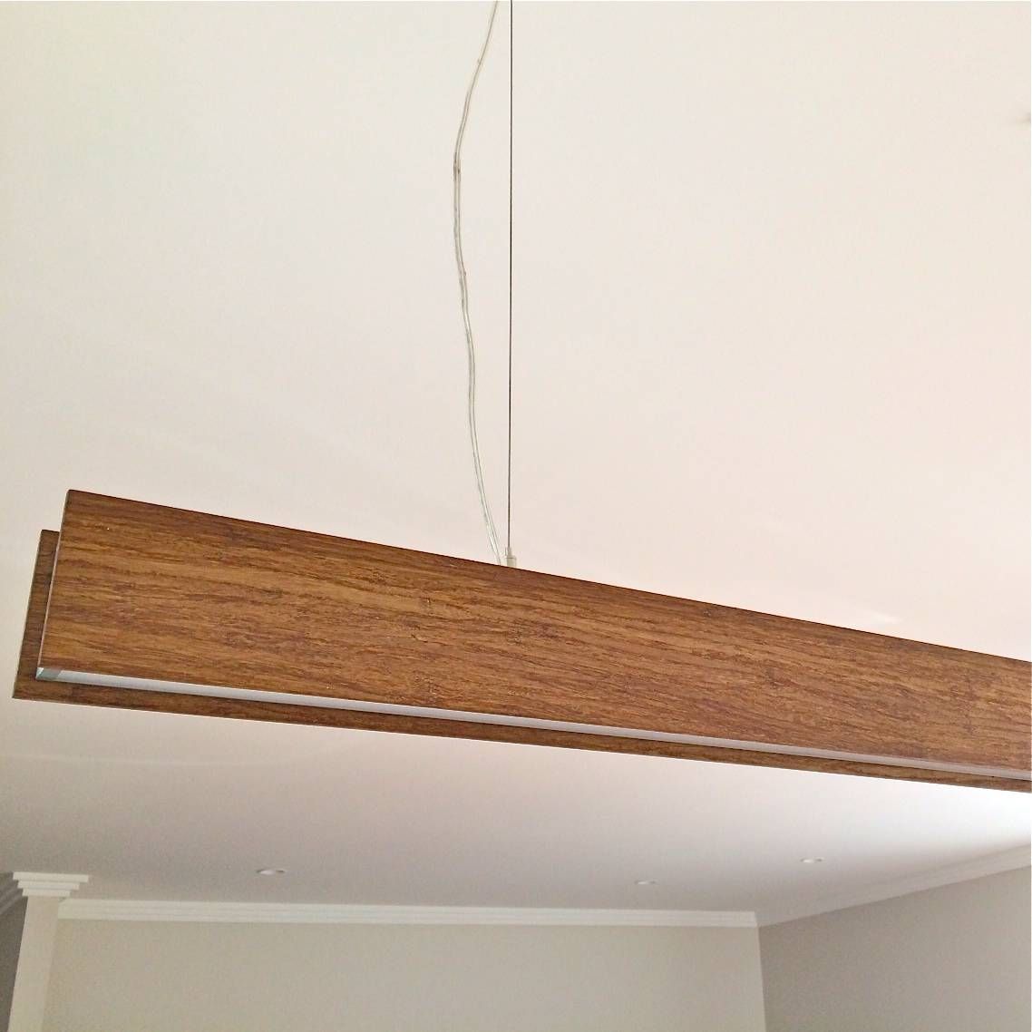 Timber Beam Pendant Light | Timber Lights Sydney With Wooden Pendant Lights (Photo 14 of 15)