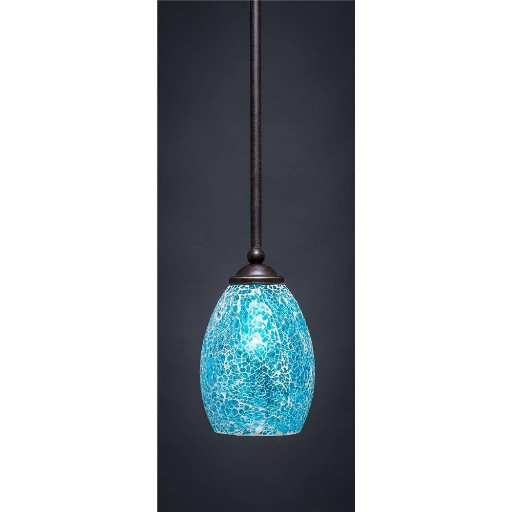 Toltec Lighting Pendant Lighting – Goinglighting In Turquoise Glass Pendant Lights (View 4 of 15)