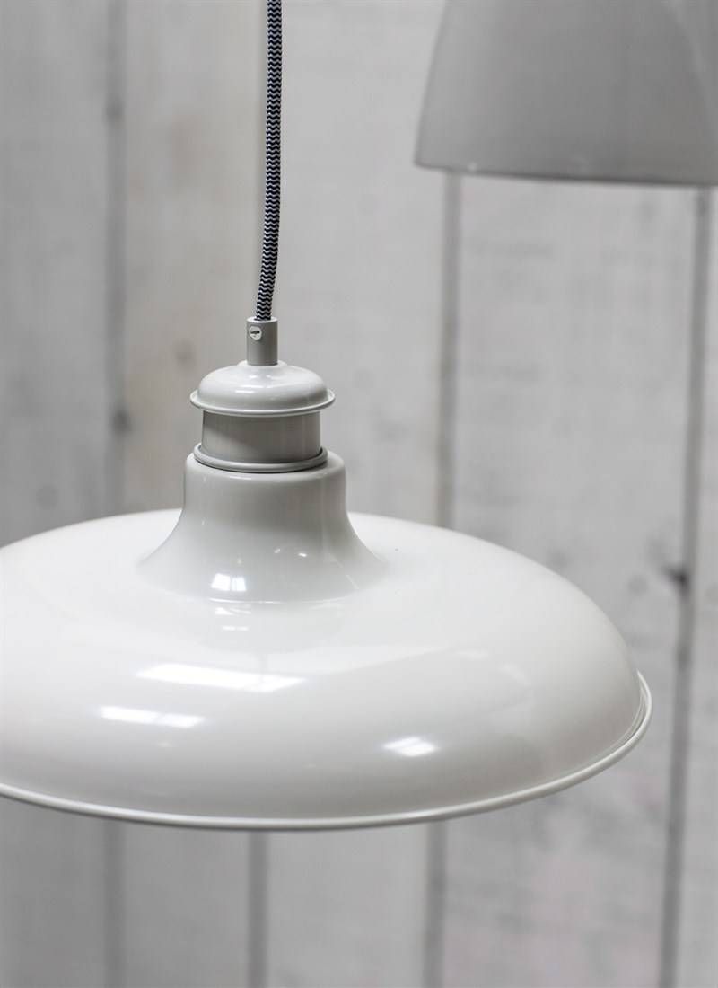 Toulon Pendant Light In Chalk – Steel | Garden Trading With Toulon Pendant Lights (Photo 1 of 15)