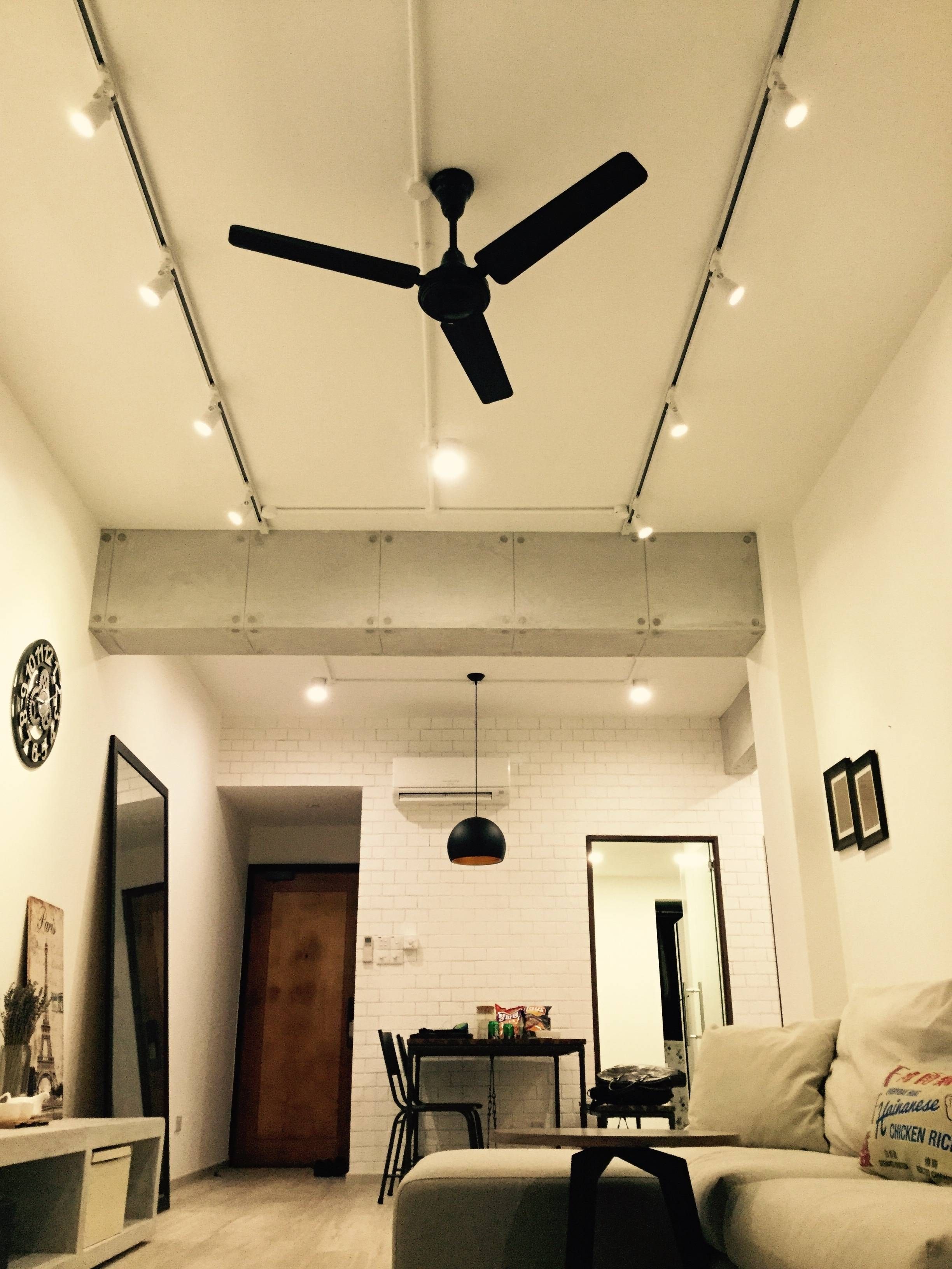 Track Lighting Ceiling Fan – Tomic Arms Throughout Halo Track Lights Fixtures (Photo 10 of 15)