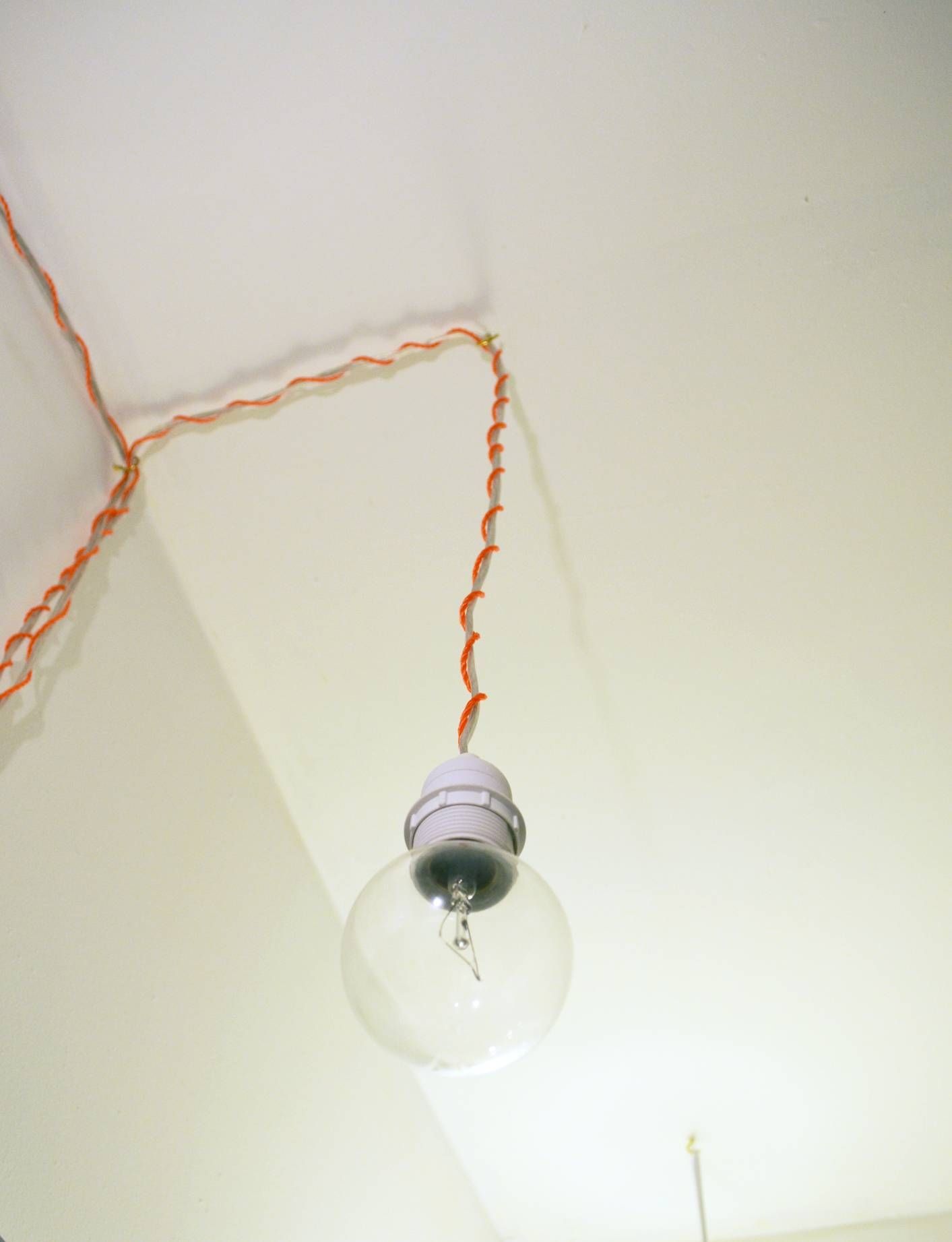 Twisted Pendant Light Diy Intended For Cord Cover Pendant Lights (View 3 of 15)