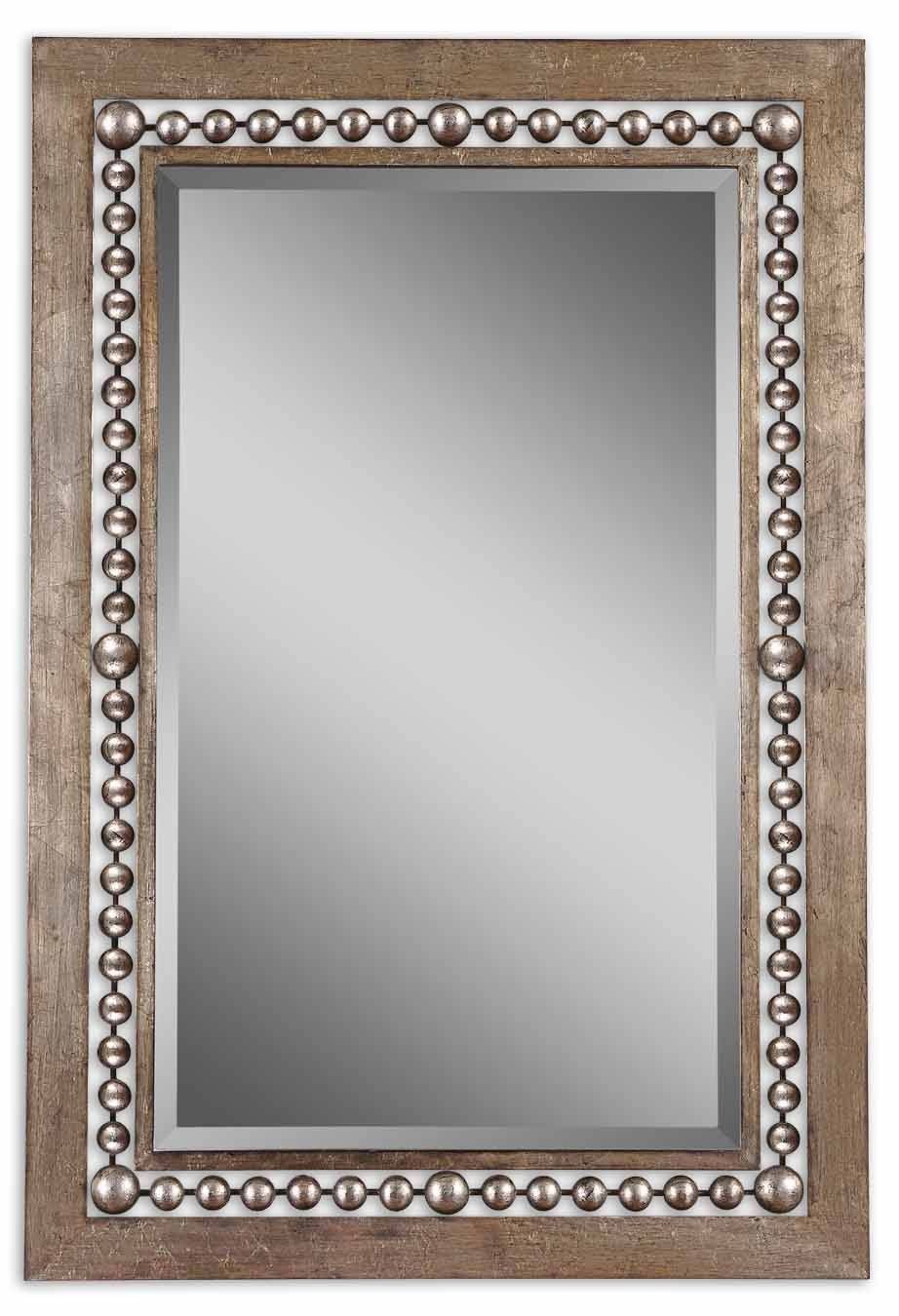 Uttermost Fidda Antique Silver Mirror 13724 With Antique Silver Mirrors (View 2 of 15)