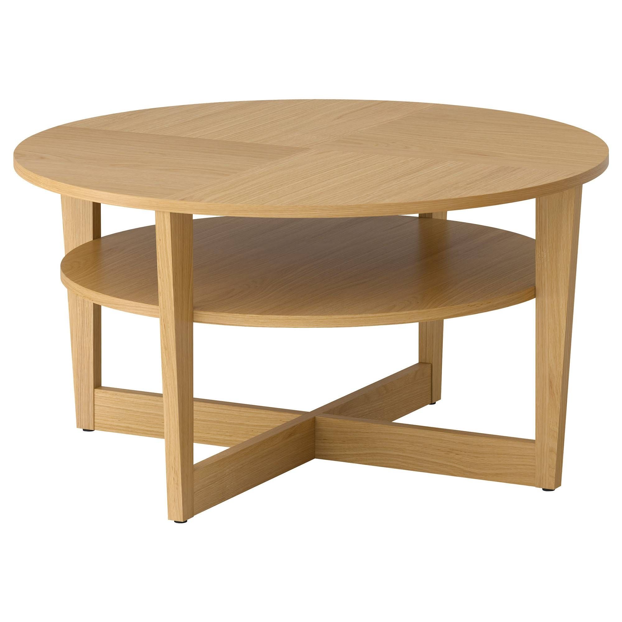 Vejmon Coffee Table Oak Veneer 90 Cm – Ikea With Oak Veneer Coffee Tables (View 1 of 15)