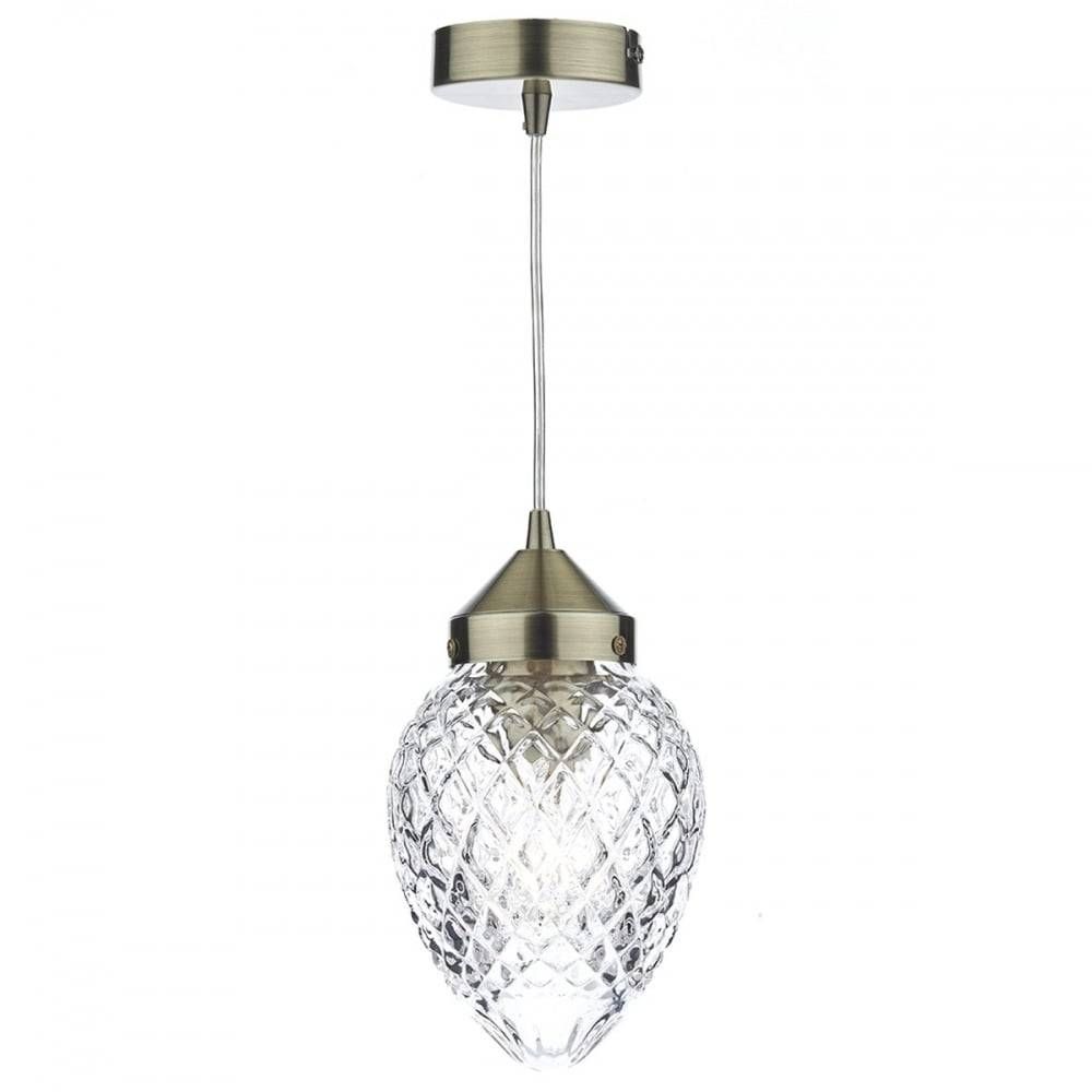 Victorian Style Small Hall Lantern With Acorn Cut Glass Shade With Victorian Pendant Lights (Photo 13 of 15)