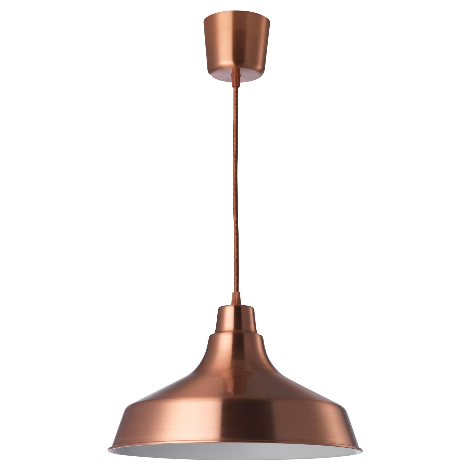 Vindkåre Pendant Lamp Copper Colour 36 Cm – Ikea With Regard To Coloured Cord Pendant Lights (Photo 12 of 15)