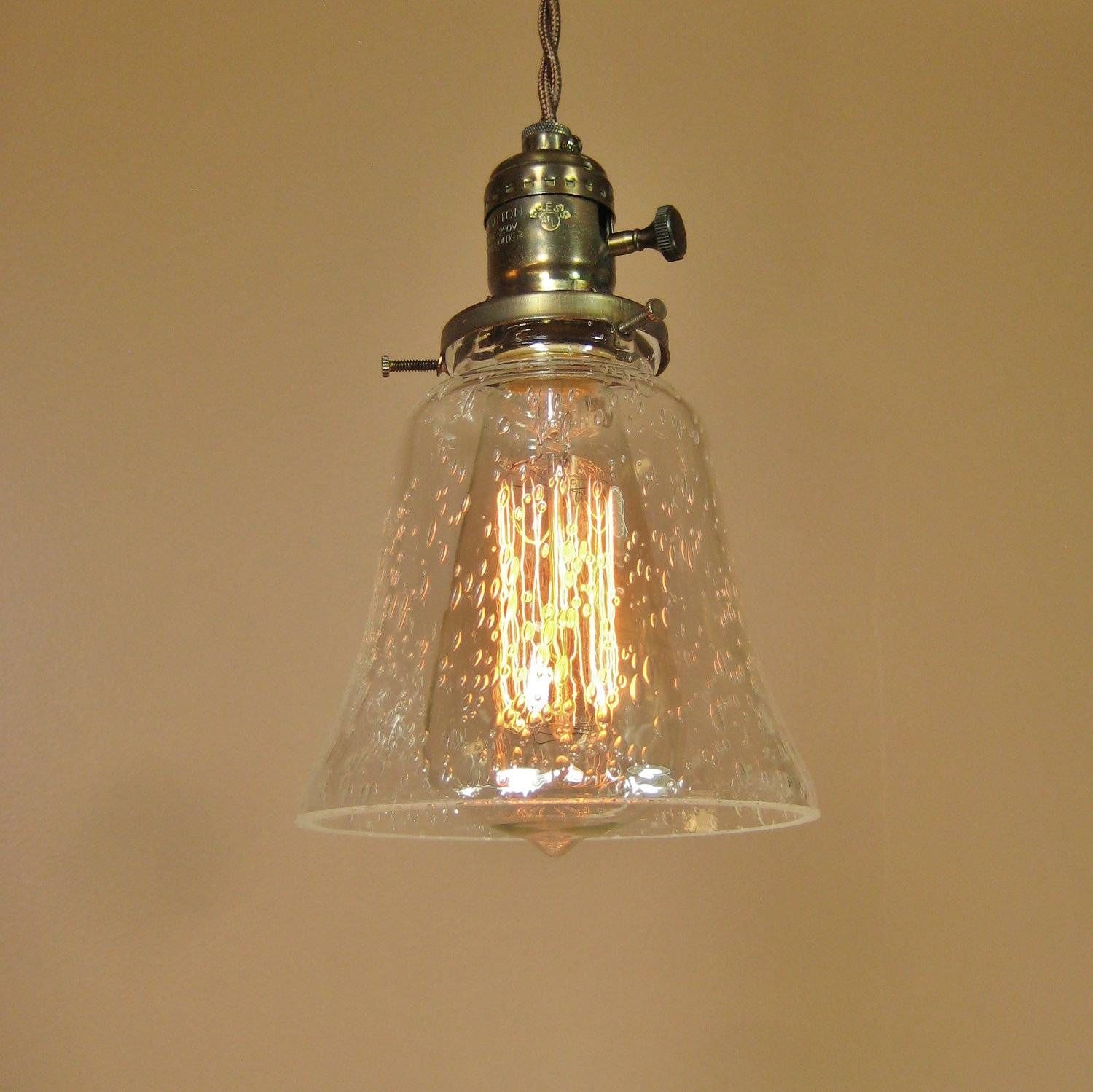 Vintage Glass Pendant Light – Baby Exit With Regard To Unique Glass Pendant Lights (View 4 of 15)