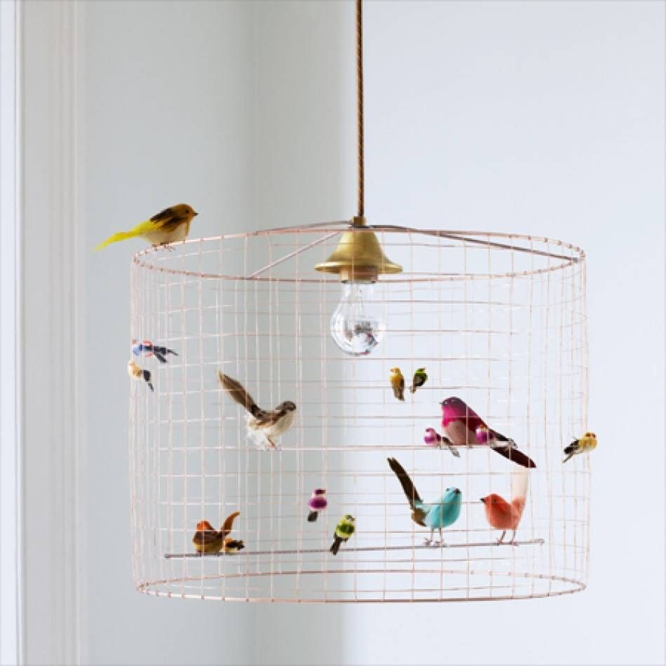 Volières Bird Cage Chandelier | Chandeliers & Ceiling Lights Pertaining To Bird Cage Pendant Lights (Photo 2 of 15)