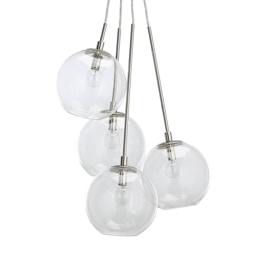 West Elm Cluster Glass Pendant | Domino Throughout West Elm Cluster Pendants (View 2 of 15)