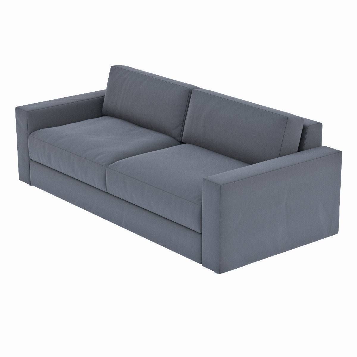 West Elm Urban Sofa 3d Model | Cgtrader Regarding West Elm Henry Sofas (View 14 of 15)
