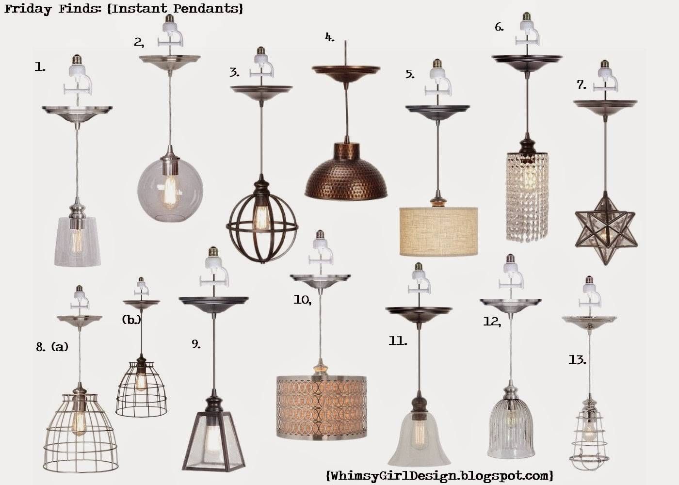 Whimsy Girl: Friday Finds: {recessed Lighting Conversion Pendants} For Recessed Lighting Pendants (View 3 of 15)