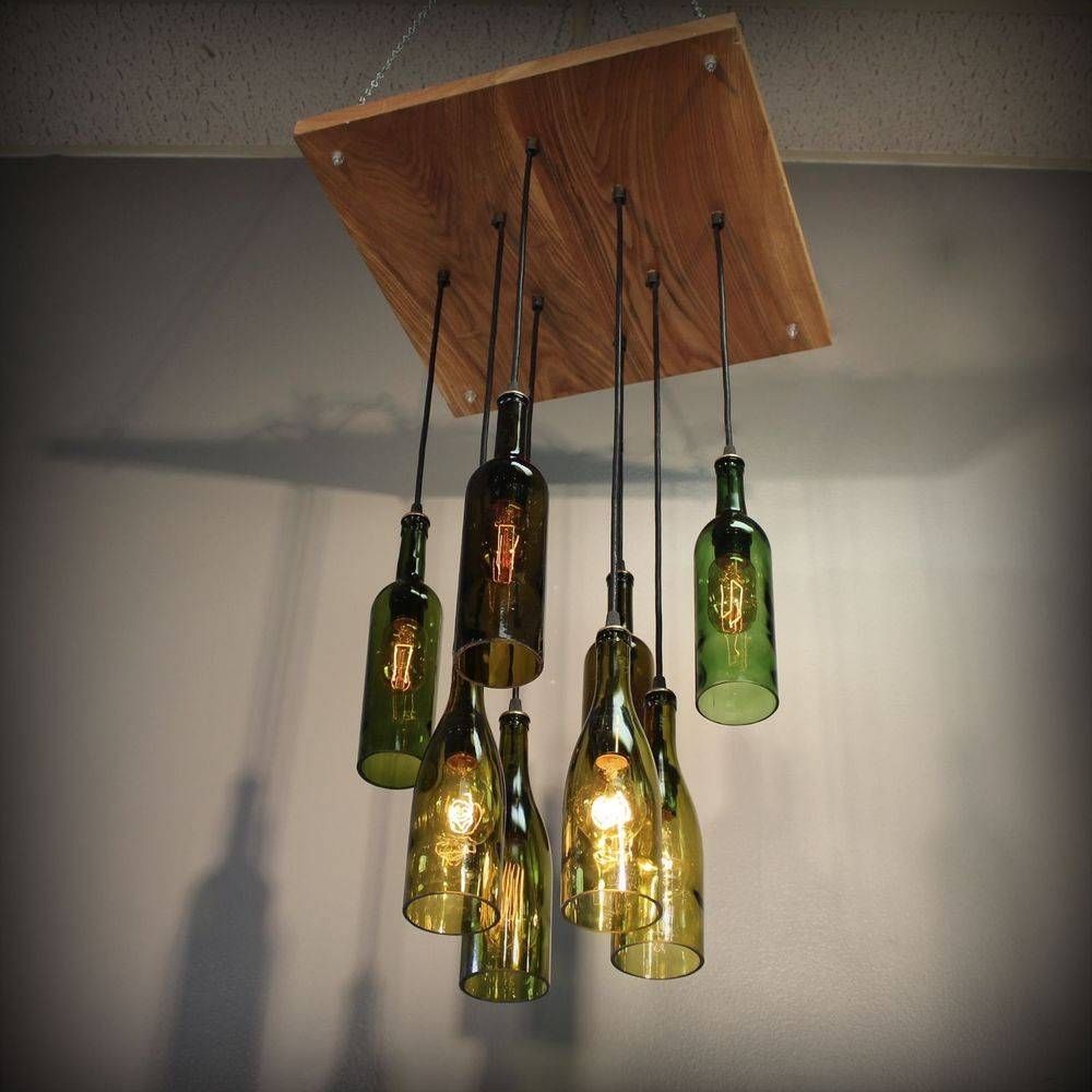 Featured Photo of 2024 Latest Wine Bottle Ceiling Lights