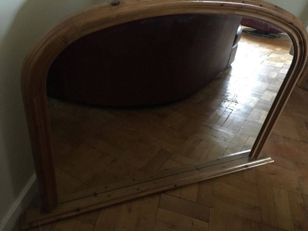 Wooden Overmantle Mirror | In Glenrothes, Fife | Gumtree Throughout Wooden Overmantle Mirrors (View 5 of 15)