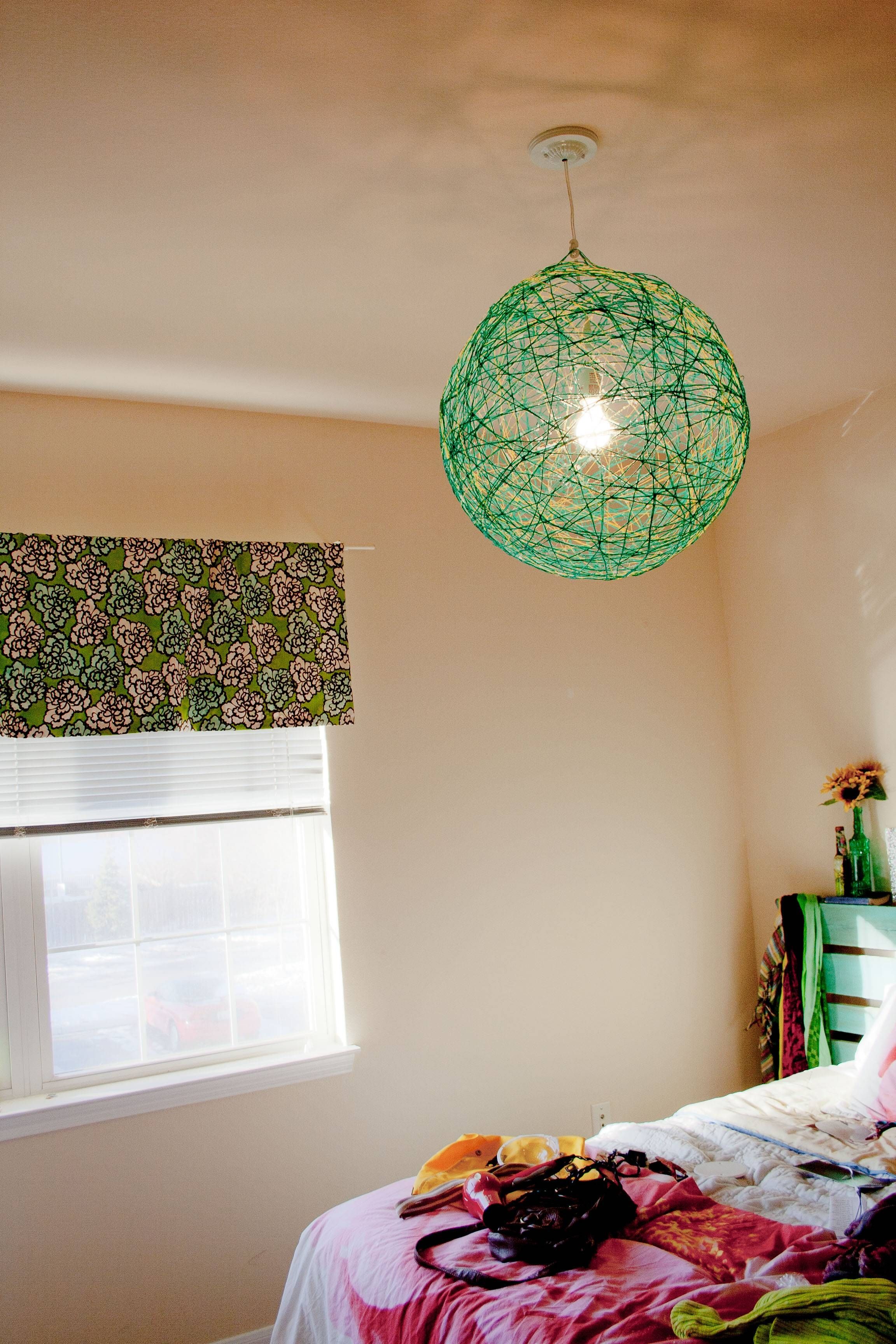Yarn Pendant Lamp ~ Instalamp Intended For Diy Yarn Pendant Lights (View 11 of 15)