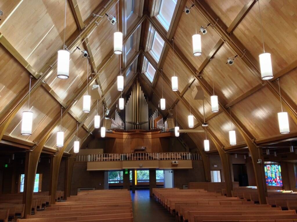 Zion Lutheran Church, Anoka, Mn Featuring Advent And Gm Lighting Throughout Church Pendant Lighting (Photo 7 of 15)