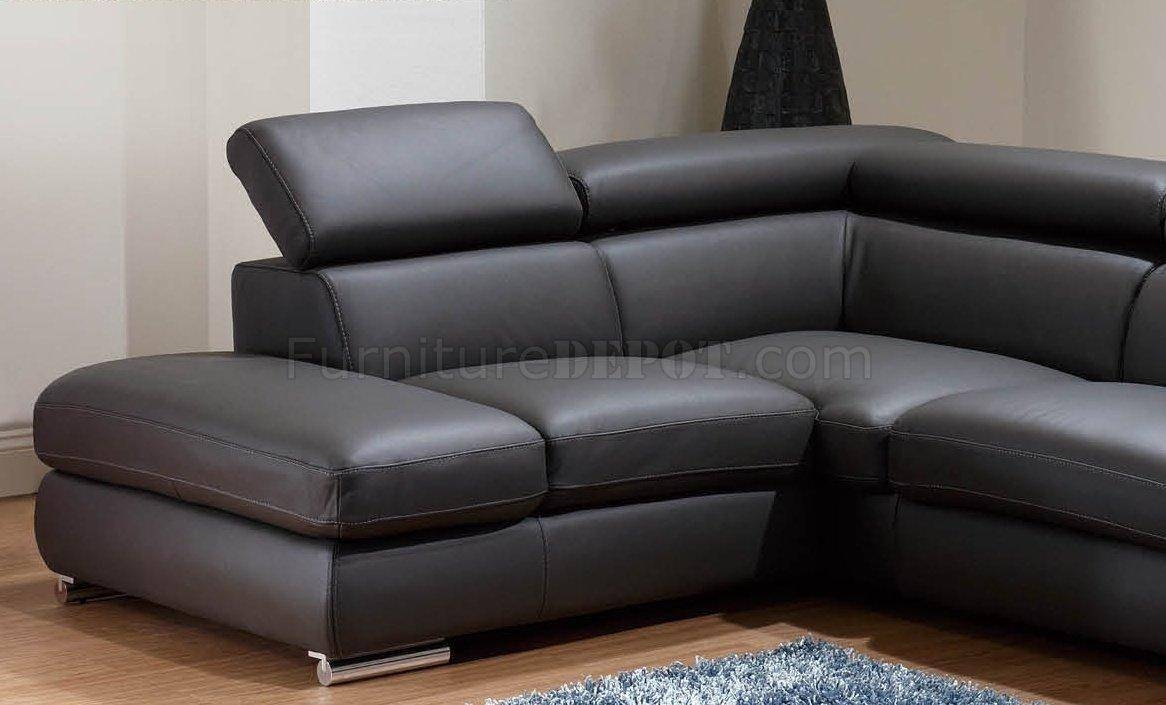 Featured Photo of 15 Best Ideas Charcoal Grey Leather Sofas