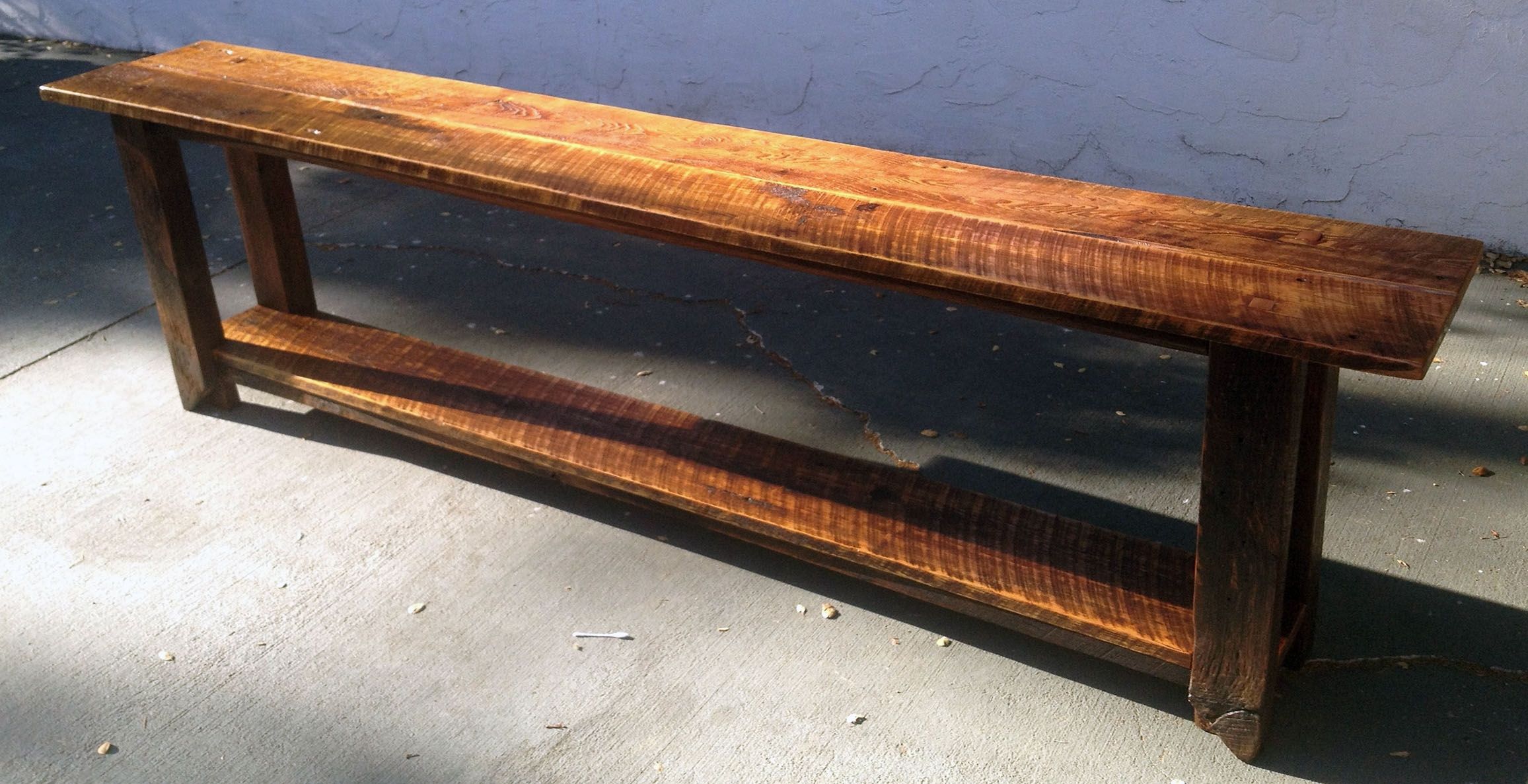 40 Stunning Reclaimed Wood Console Tables Inside Barnwood Sofa Tables (View 11 of 15)