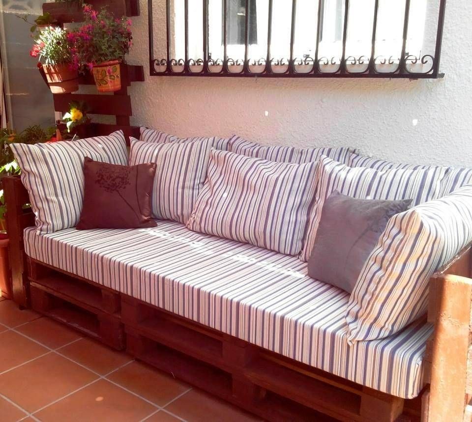 50 Ultimate Pallet Outdoor Furniture Ideas Inside Pallet Sofas (Photo 12 of 15)