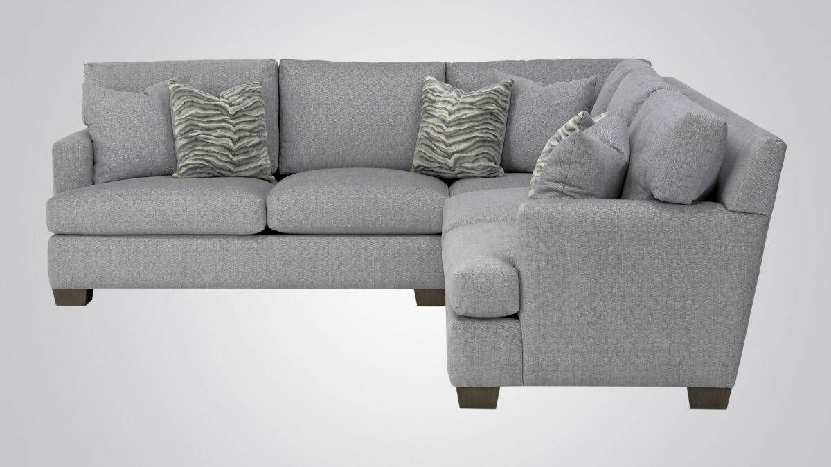 629 – Sectional With 447 Arm – Burton James In Burton James Sectional Sofas (View 13 of 15)