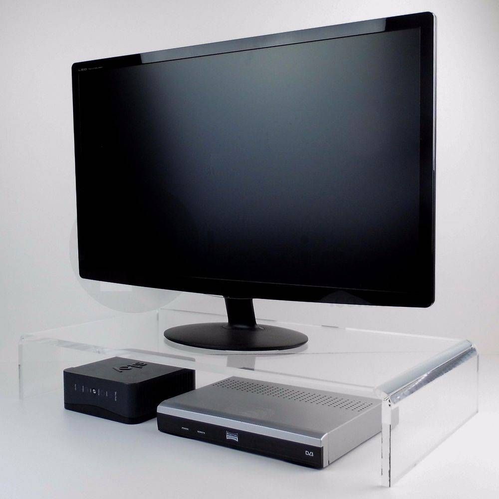 Acrylic Tv Stand | Ebay Regarding Acrylic Tv Stands (View 5 of 15)