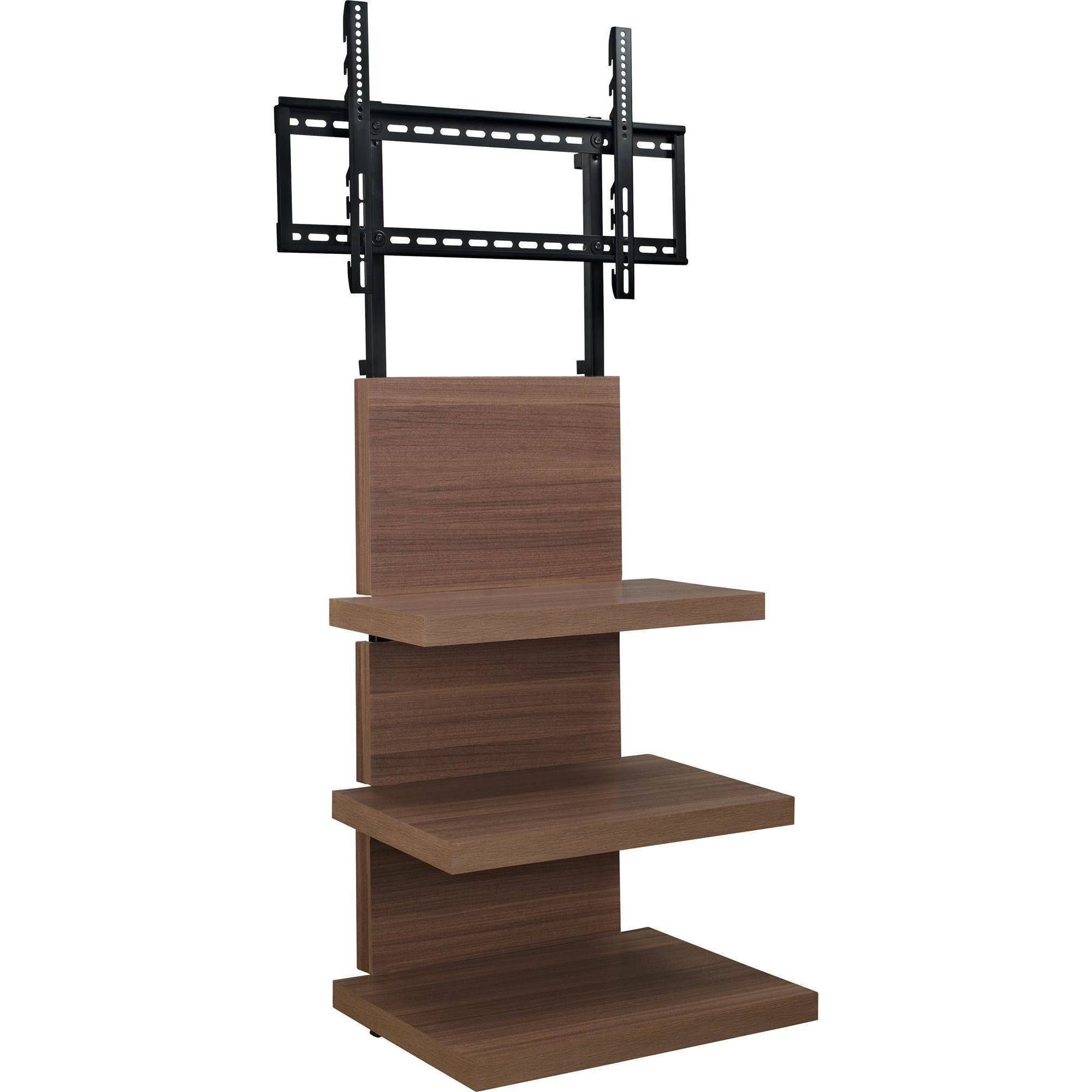 Altra Wall Mount Tv Stand With 3 Shelves, For Tvs Up To 60" | Ebay Within Tv Stand With Mount (View 11 of 15)