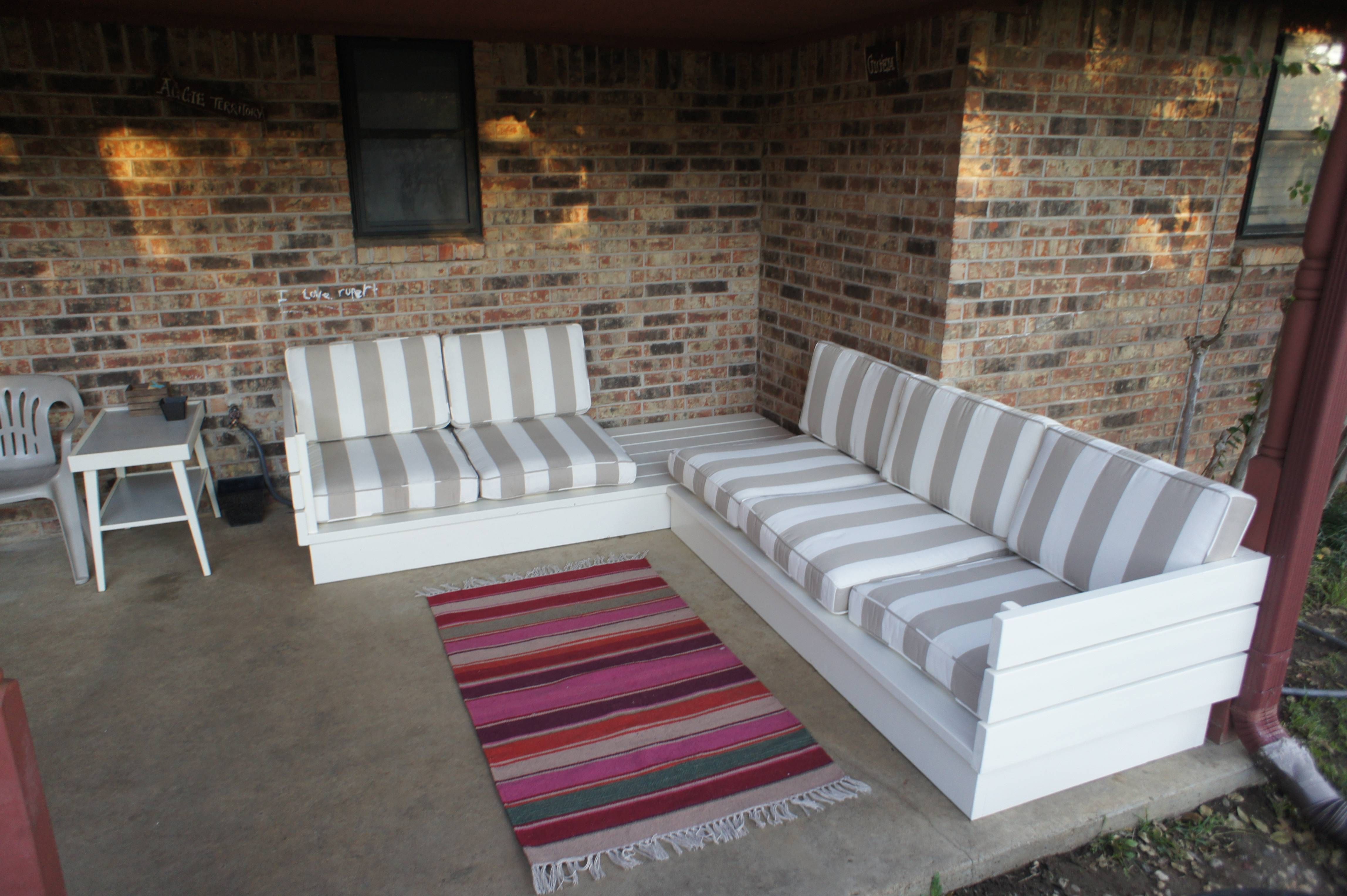 Ana White | Outdoor Sectional Couch – Diy Projects Regarding Ana White Outdoor Sectional Sofas (Photo 6 of 15)