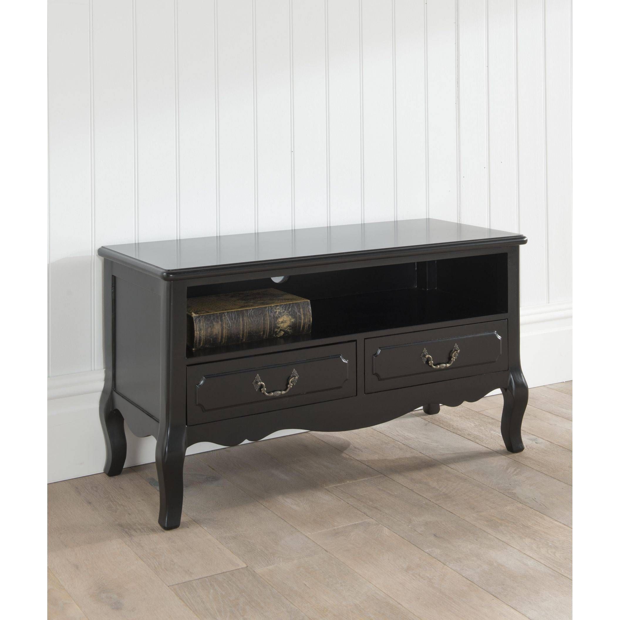 Antique French Tv Stand | Black French Style Furniture Intended For Antique Style Tv Stands (View 1 of 15)