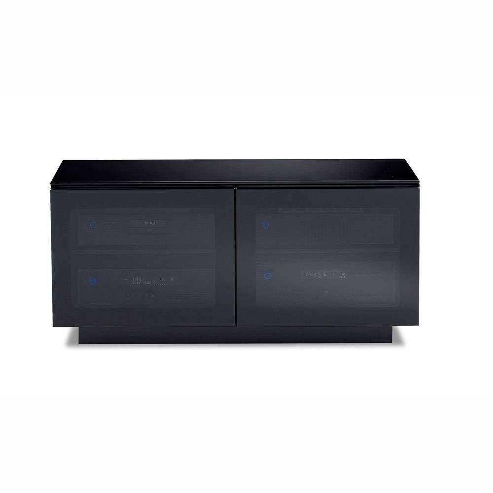Bdi Mirage 8224 Black Small Tv Cabinet – Bdi – Audiovisual Online Within Small Black Tv Cabinets (Photo 1 of 15)