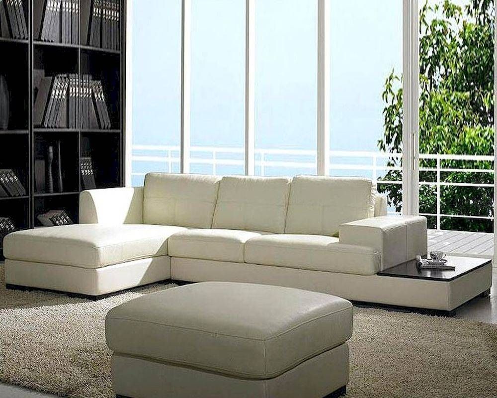 low height leather sofa