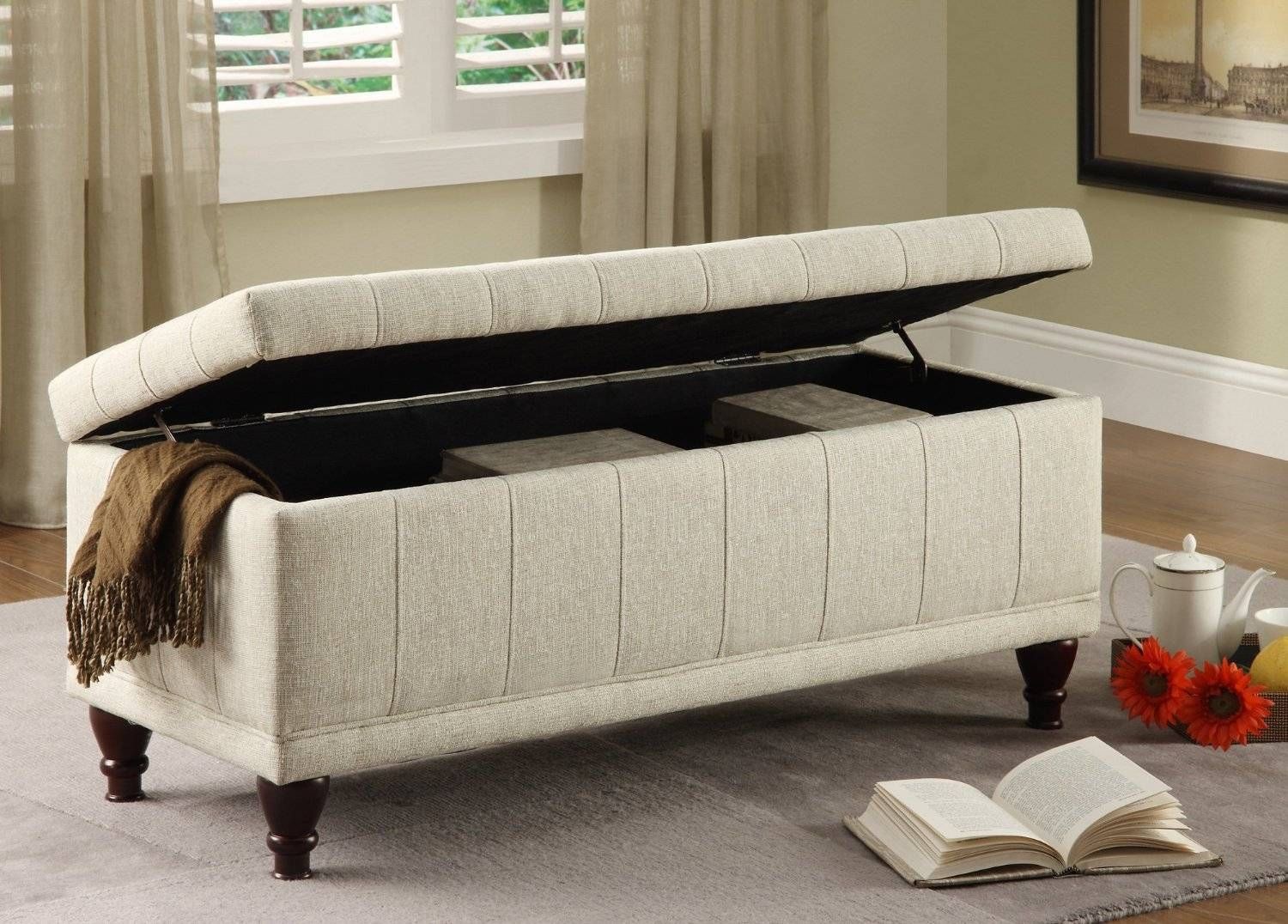 Bedroom Benches With Storage Ideas | Homesfeed Pertaining To Bedroom Bench Sofas (Photo 12 of 15)