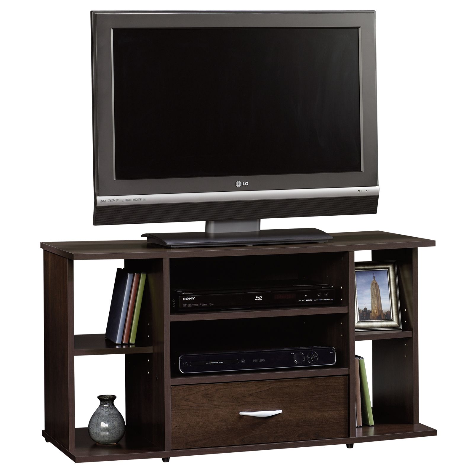 Beginnings | Tv Stand | 413037 | Sauder Pertaining To Cherry Tv Stands (View 9 of 15)