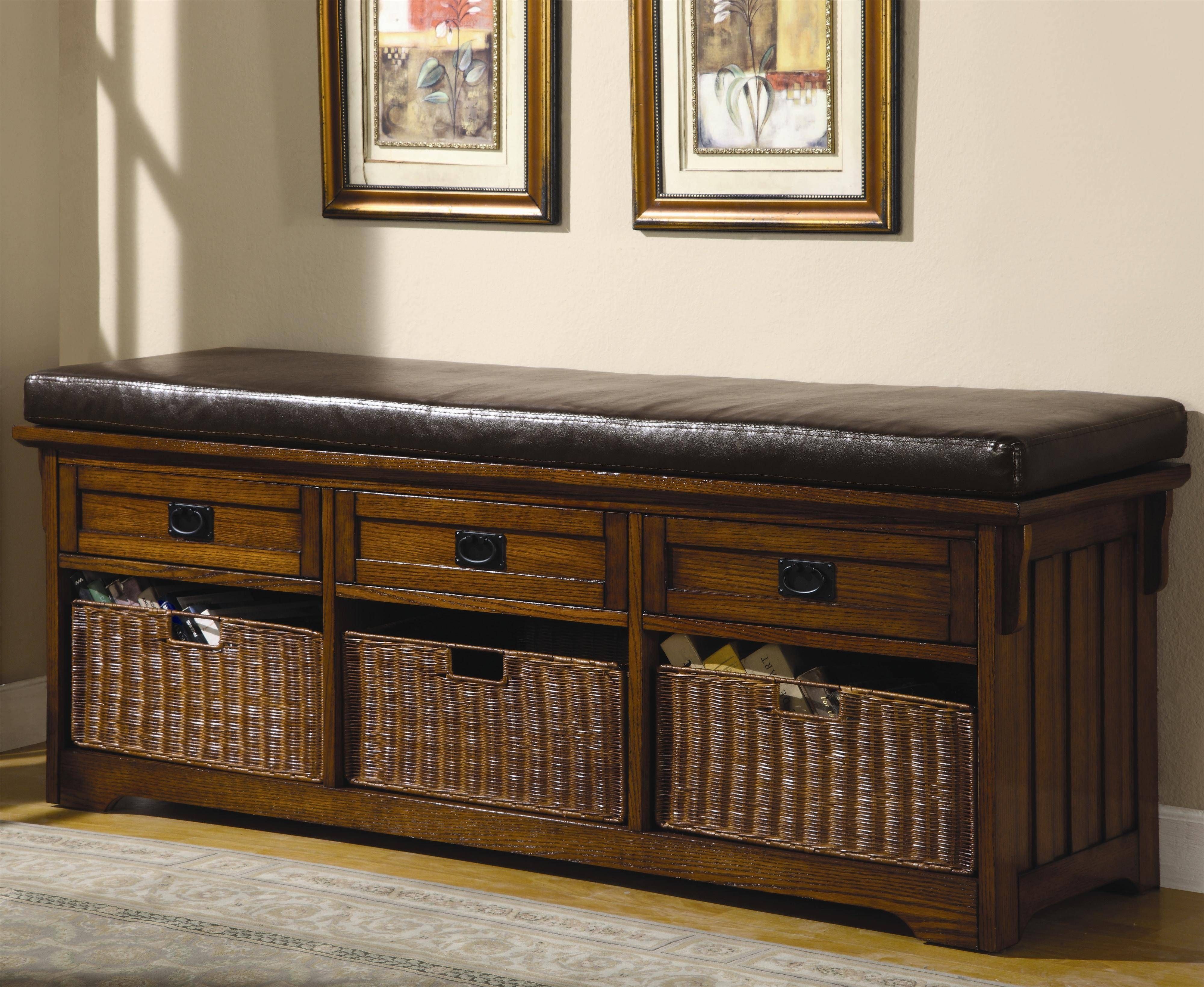 Benches Large Storage Bench With Baskets Lowest Price – Sofa For Tv Stands With Storage Baskets (View 12 of 15)