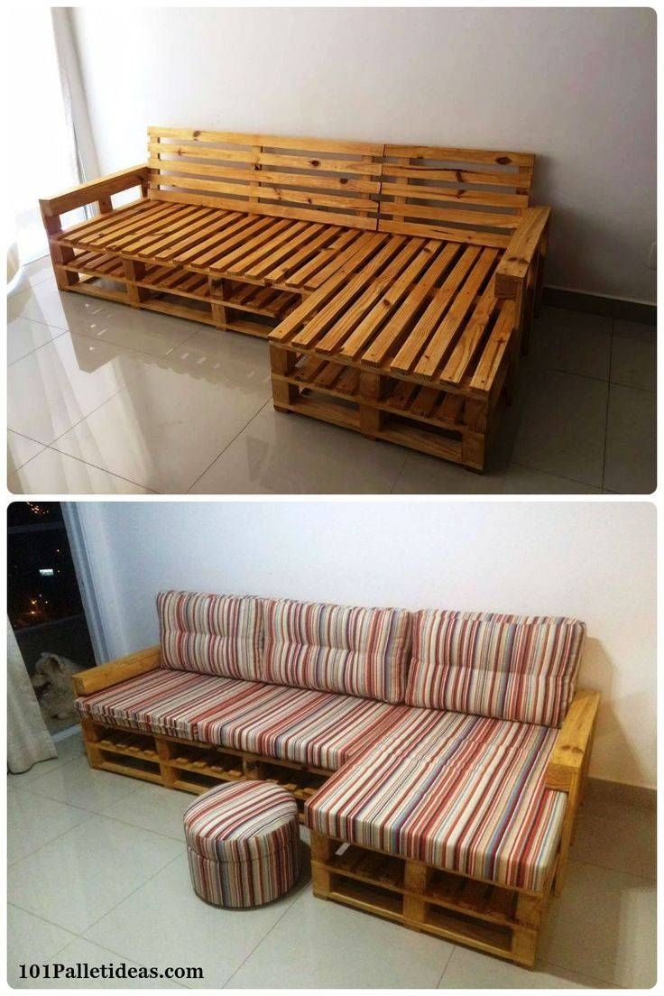 Best 25+ Pallet Sofa Ideas On Pinterest | Palette Furniture, Wood Within Pallet Sofas (View 4 of 15)