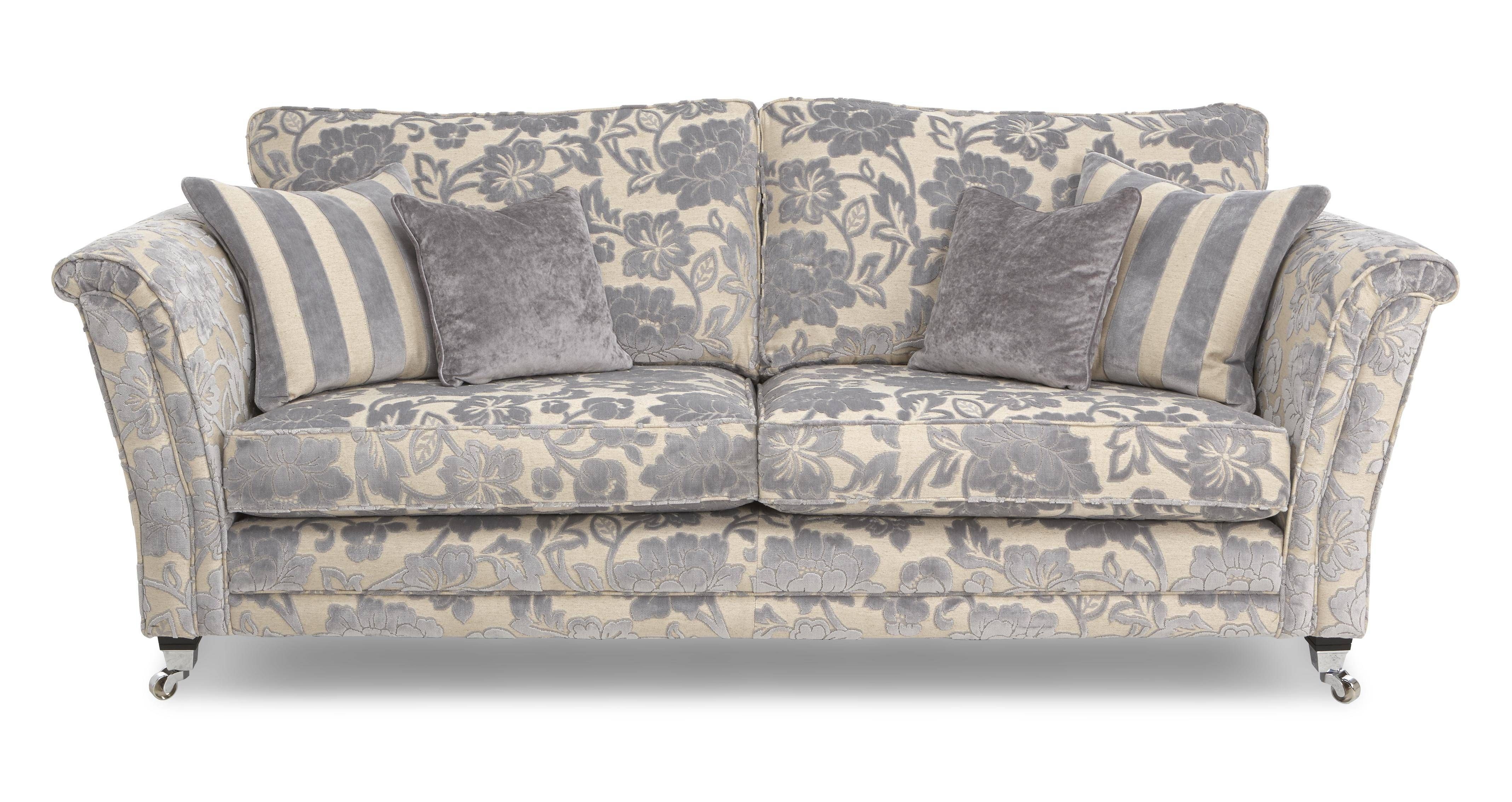 Best Floral Sofas With Hogarth Floral Seater Sofa Hogarth Floral Dfs With Floral Sofas (View 6 of 15)