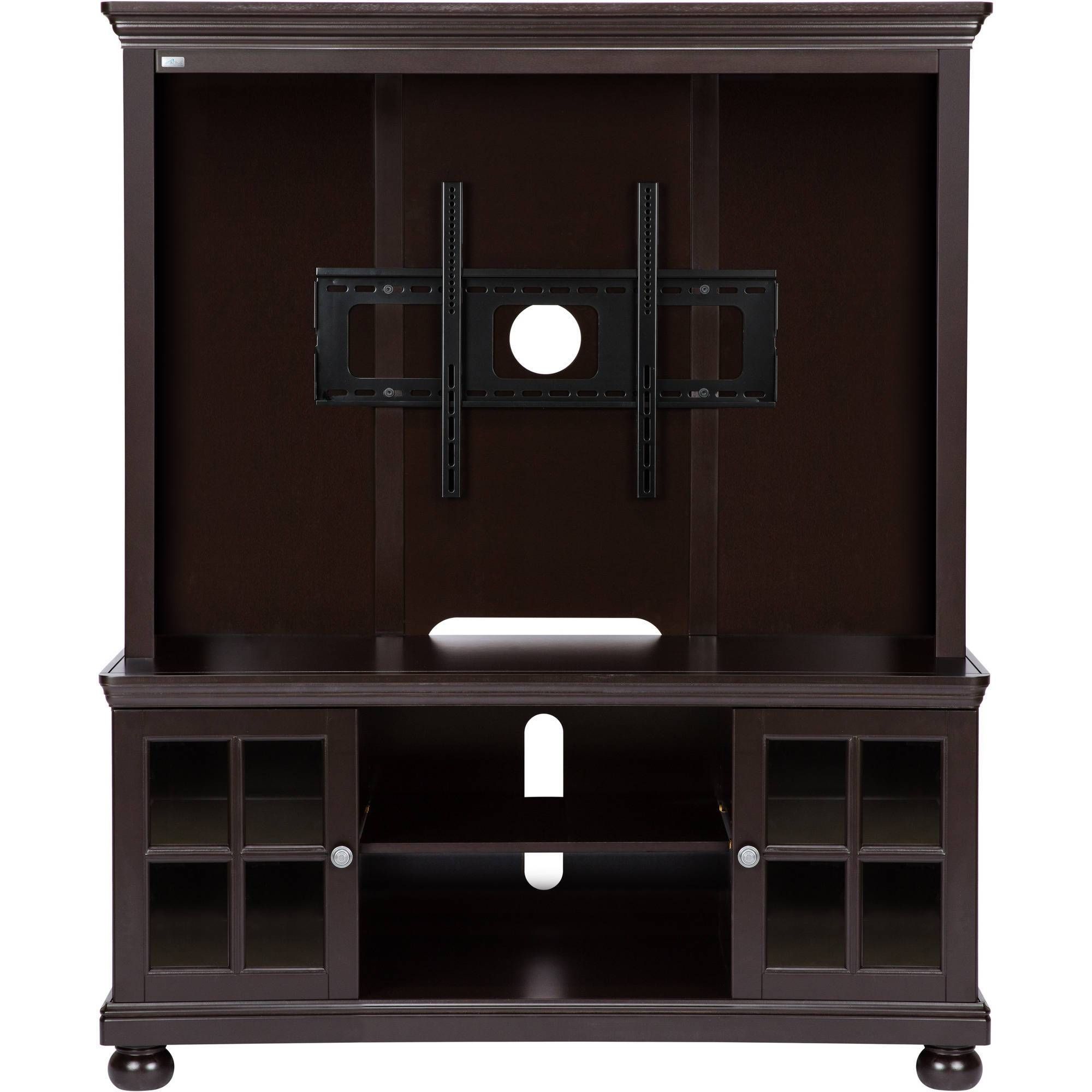 Better Home And Gardens 52" Flat Screen Tv Stand With Hutch Regarding Tv Hutch Cabinets (View 7 of 15)