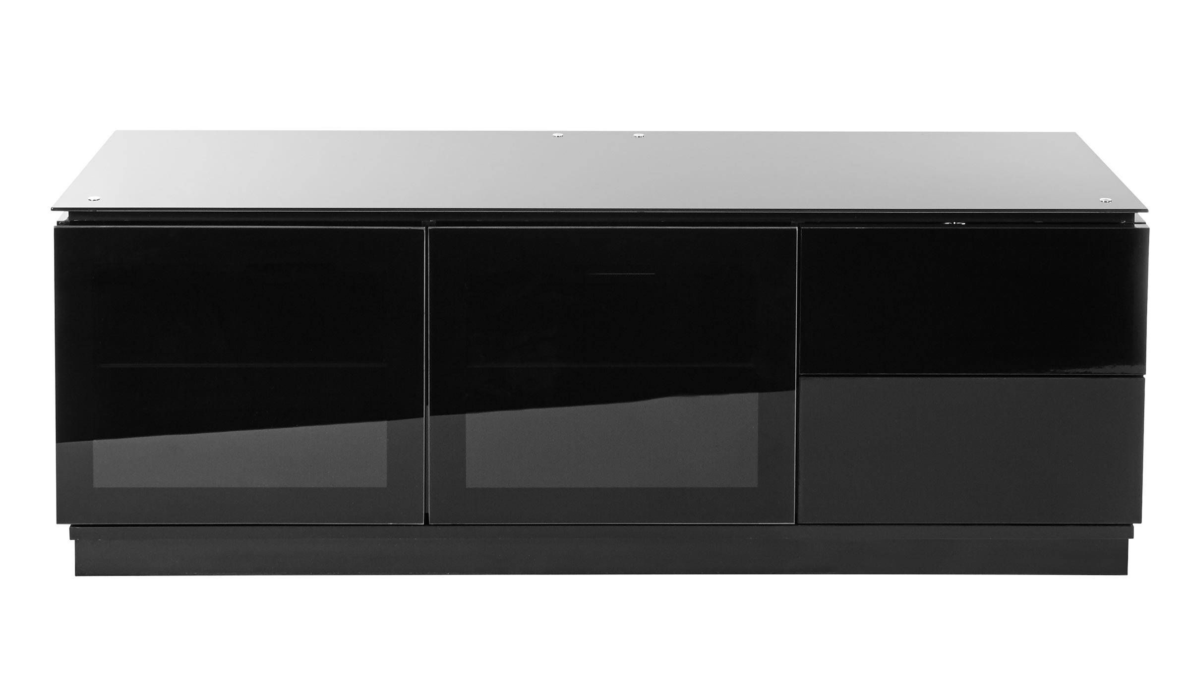 Black Gloss Tv Cabinet Up To 65" Tv | Casino Mmt C1500b In Black Tv Cabinets With Drawers (View 15 of 15)