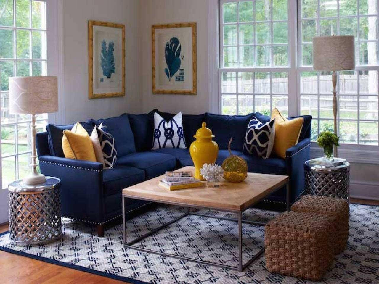 Blue Sofa Designs – Home And Interior In Living Room With Blue Sofas (View 12 of 15)