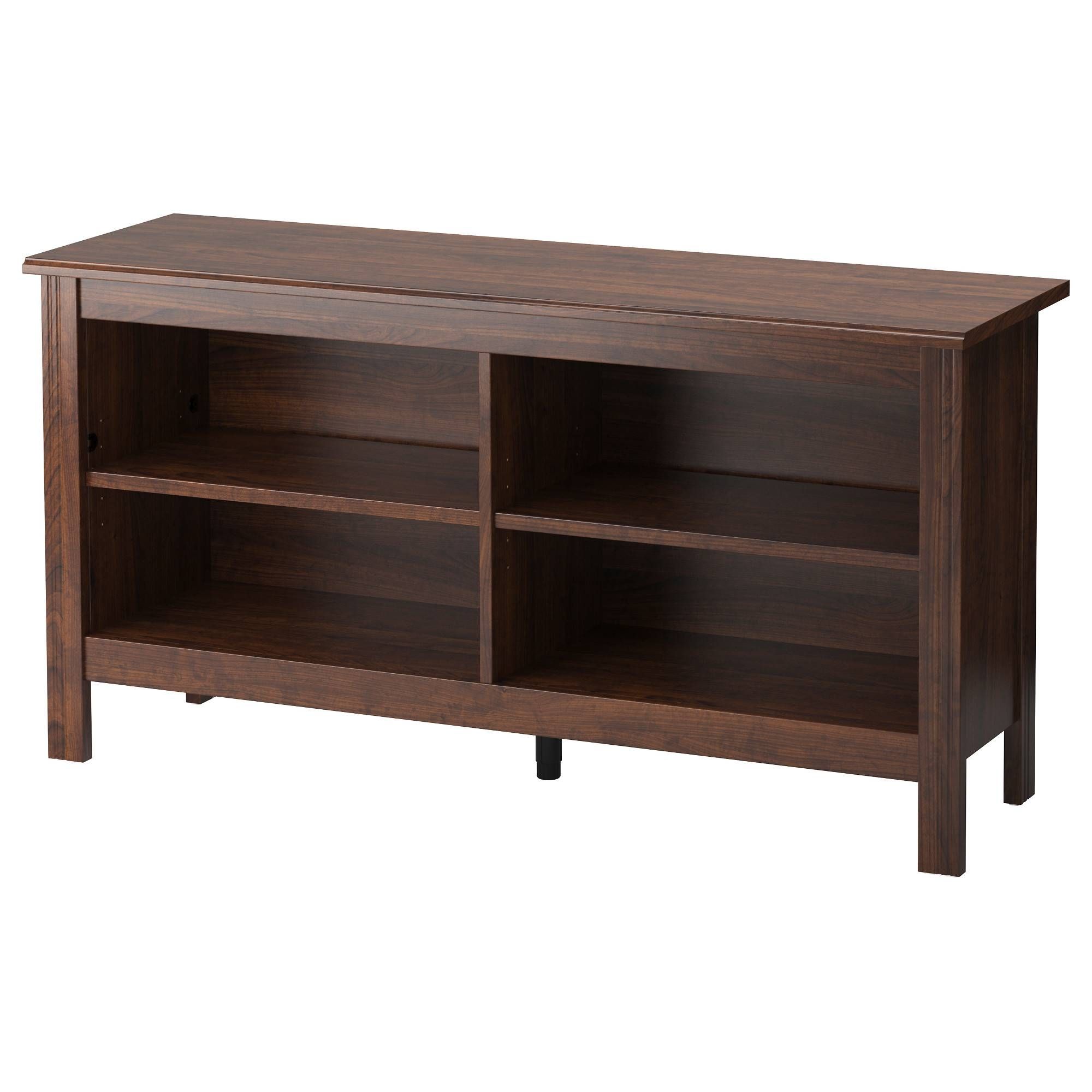 Brusali Tv Unit – Brown – Ikea With Regard To 24 Inch Deep Tv Stands (View 3 of 15)