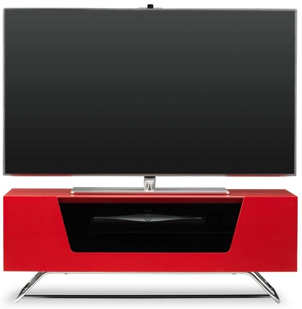 Buy Alphason Chromium 2 Red Tv Cabinet – Cro2 1000cb Red Online With Red Tv Cabinets (View 4 of 15)