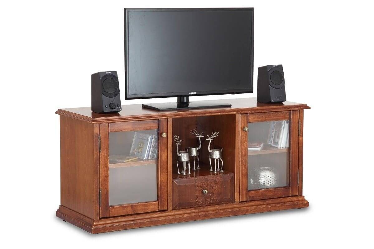 Buy New Day Wooden Tv Cabinet | Tv Cabinets Online | Ekbote Intended For Wooden Tv Cabinets (View 10 of 15)