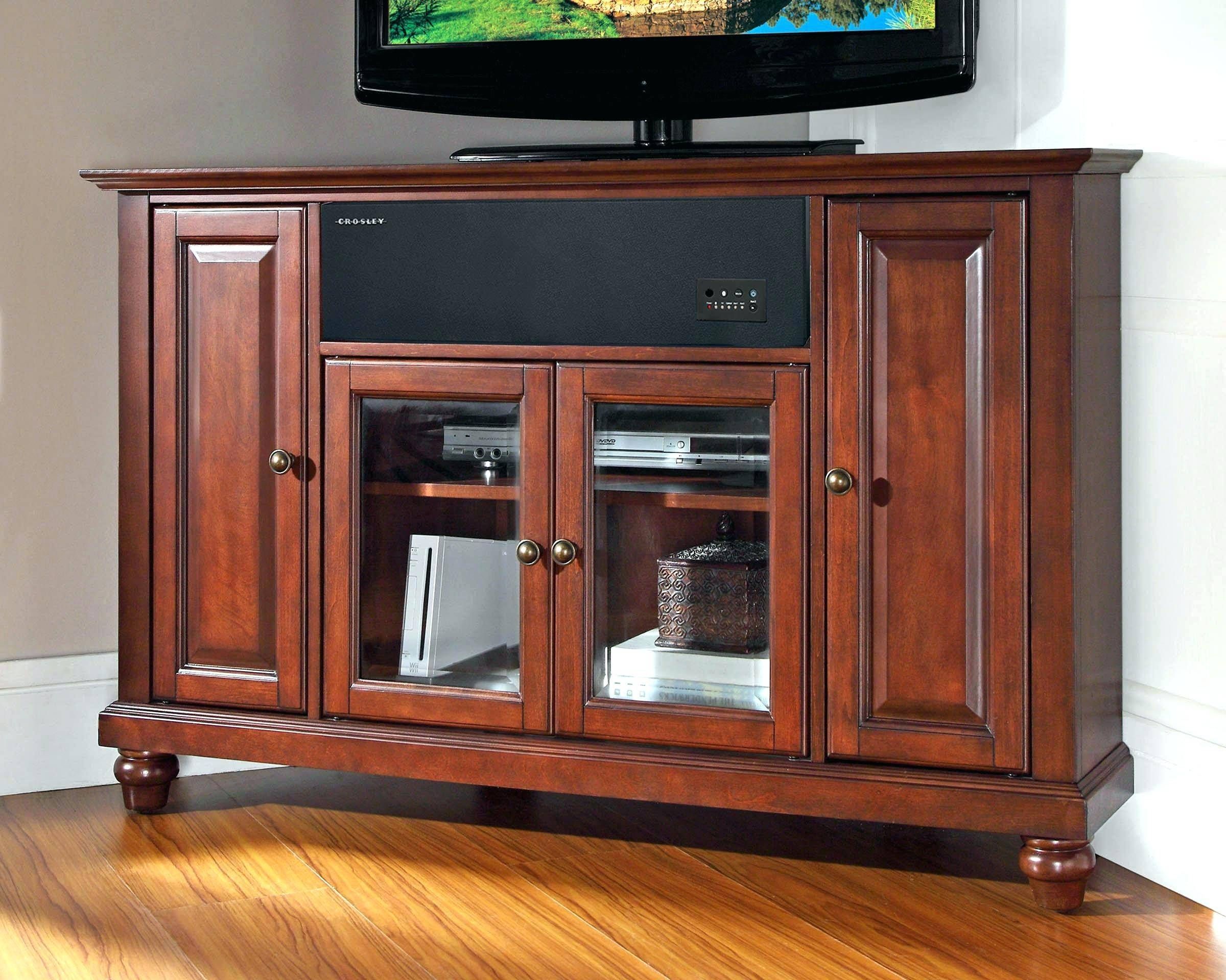 Cherry Wood Corner Tv Cabinet • Corner Cabinets For Cherry Wood Tv Cabinets (Photo 8 of 15)